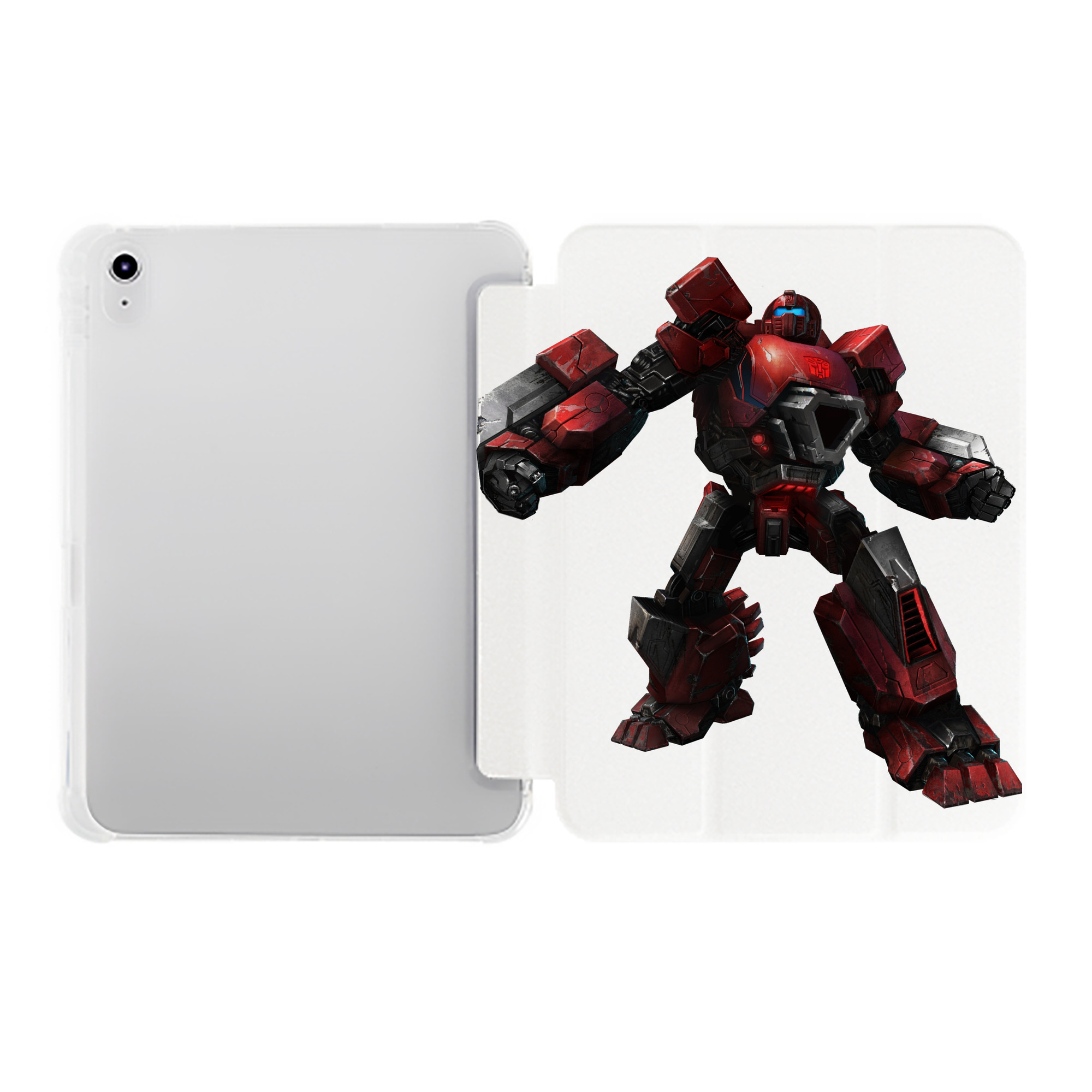 （画像用）  IPad ケース ペン収納付き 三つ折りスタンド PUレザー×シリコン 対応機種9.5/10.5/10.9インチ